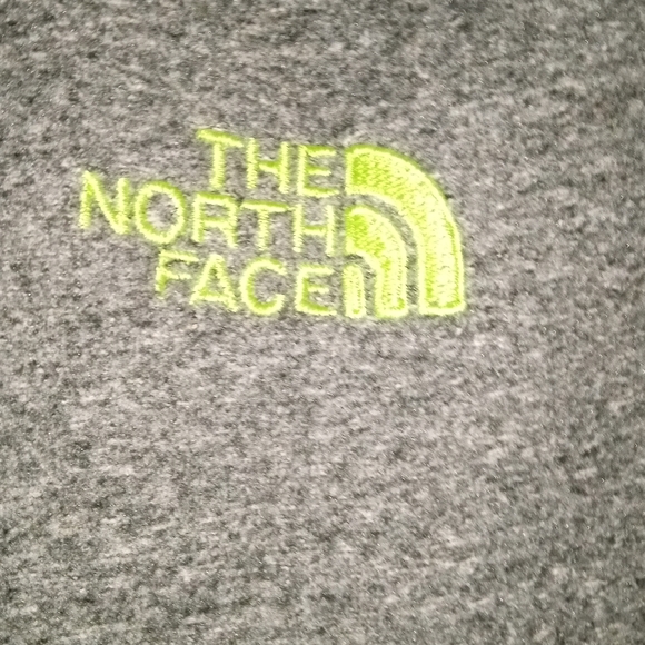 The North Face Kids Charcoal Hoodie with Neon Accents Size XXS 5 - Picture 3 of 3